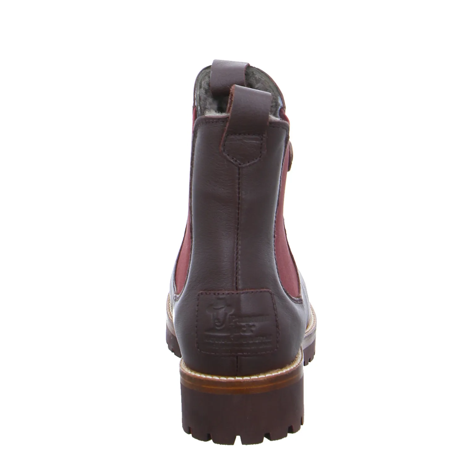 PANAMA JACK Boot Bordeau Leder  mit Lammfell-Futter