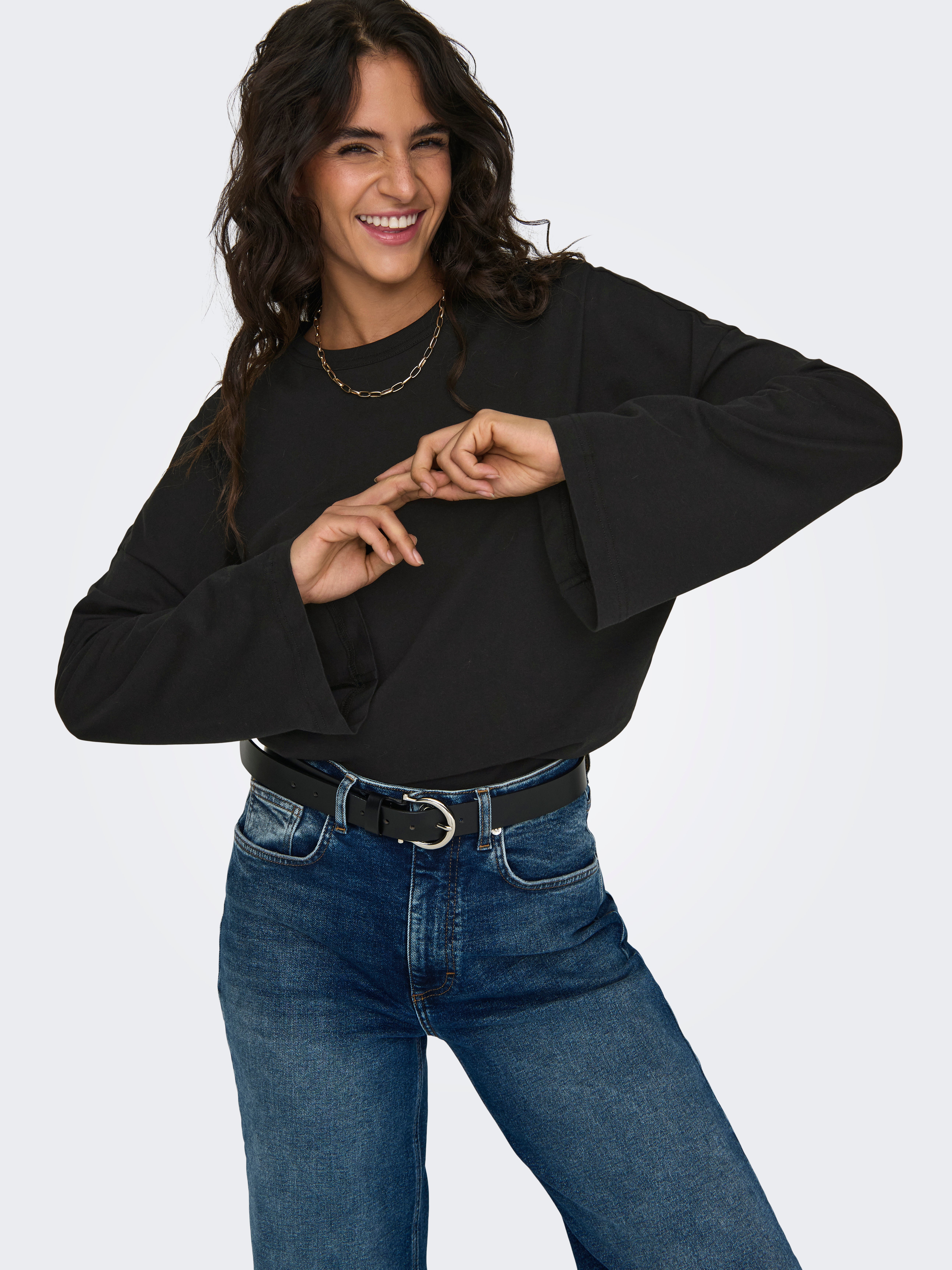ONLLULU Top Black
