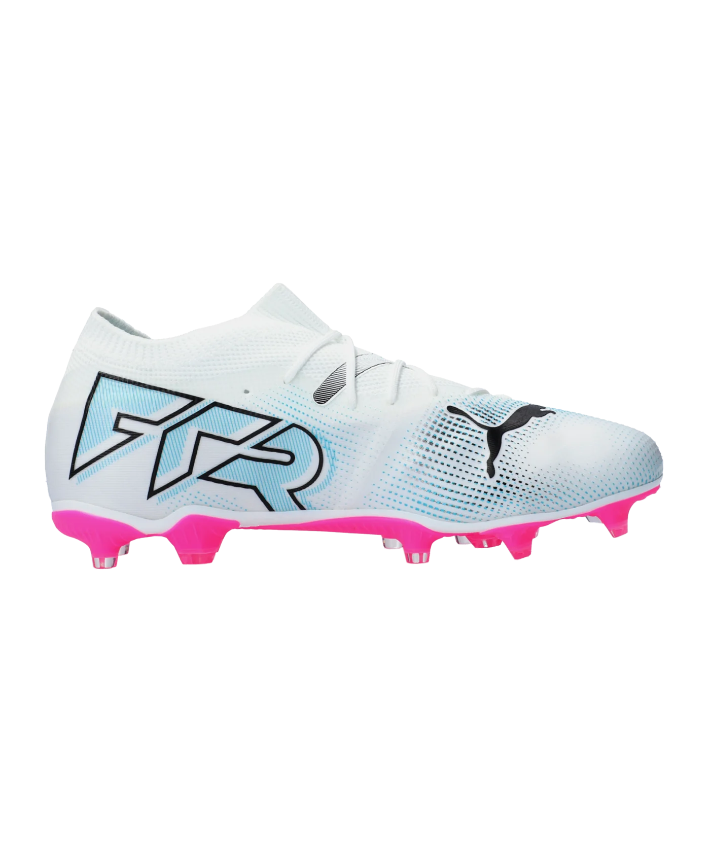 PUMA FUTURE 7 Match FG/AG Phenomenal Weiss Schwarz Pink F01