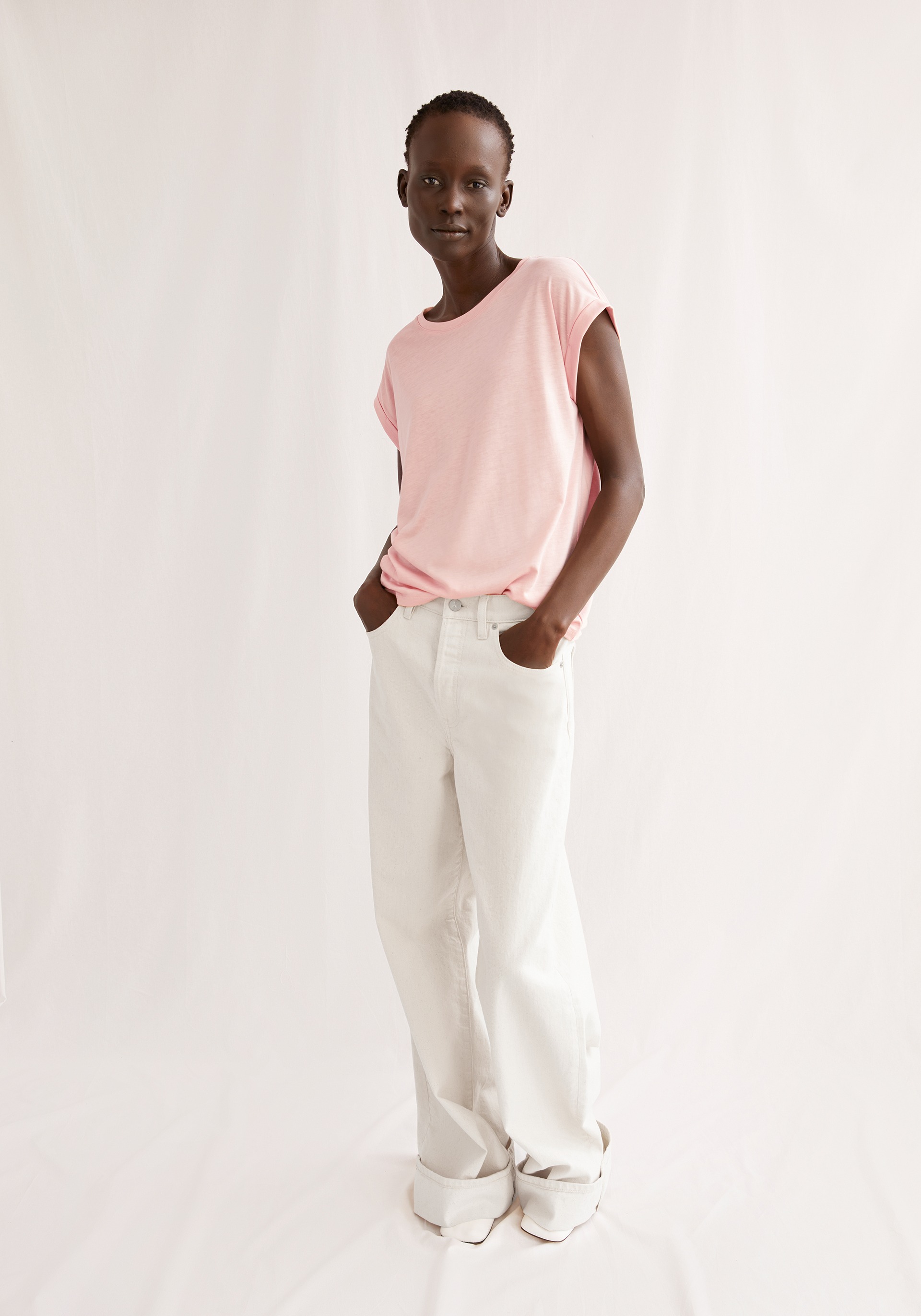 Armedangels Tencel-T-Shirt Jilaana Rosalilly