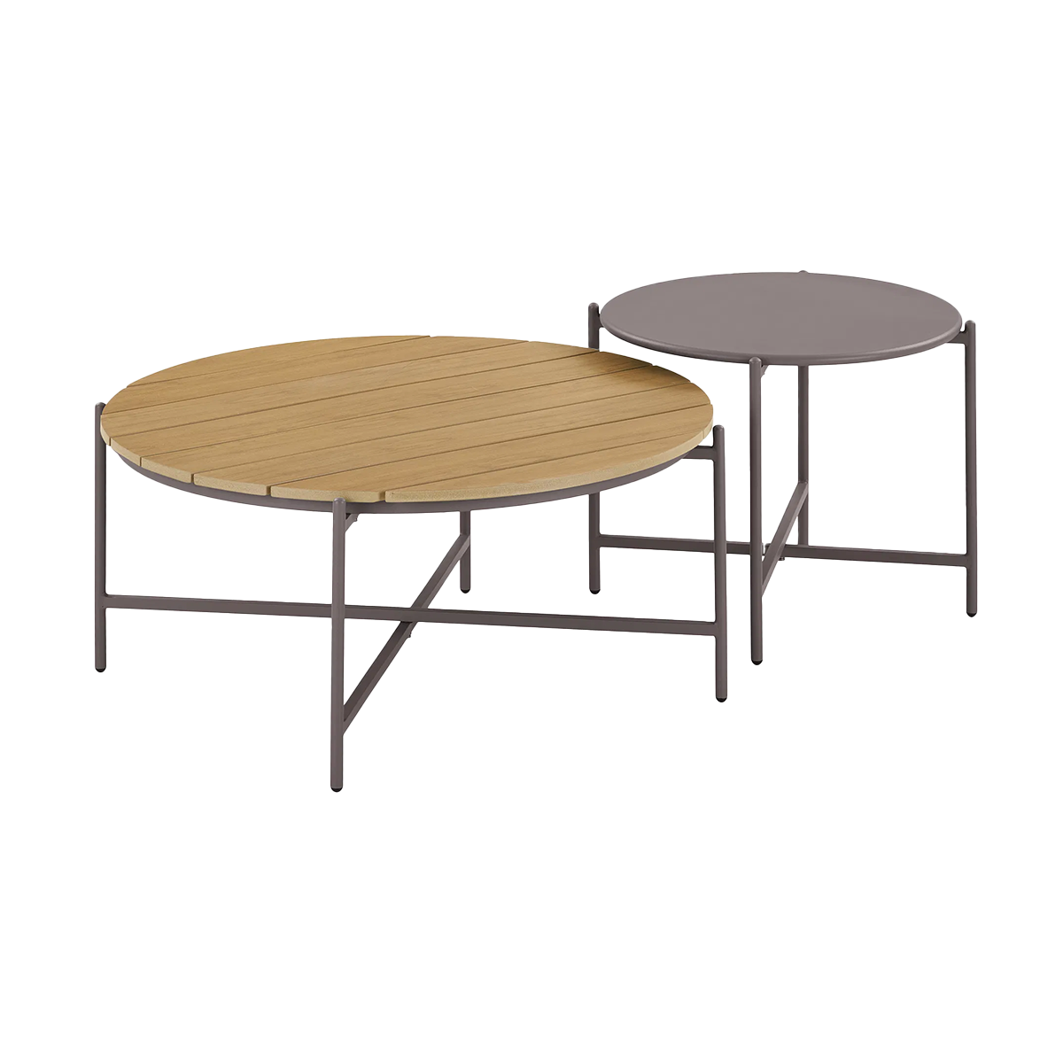 Tuin loungeset Mischa 5-delig - met zitkussens Naturel