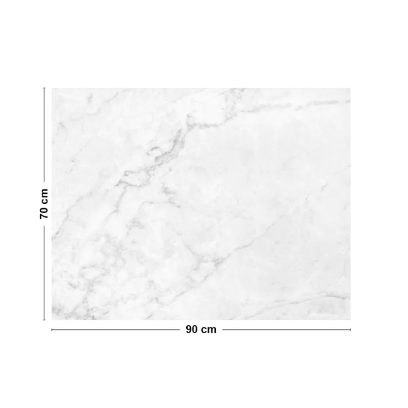 Crédence cuisine Fond de hotte ALU : L 90cm x H 70cm - MARBRE 99deco