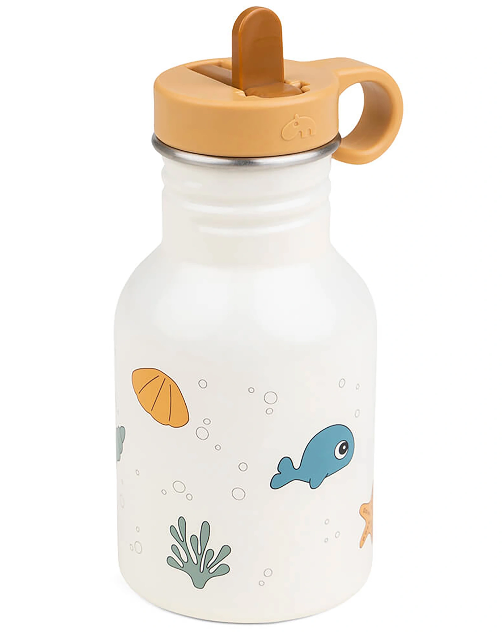 Edelstahl-Trinkflasche SEA FRIENDS (350ml) in beige