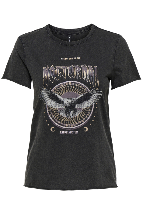 Only zwarte dames t-shirt