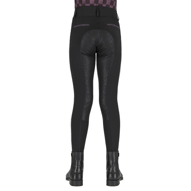 Paardrijlegging QHP Lize Full Grip Kids Zwart