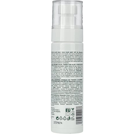 Ansigtsspray m. aloevera m. SPF30