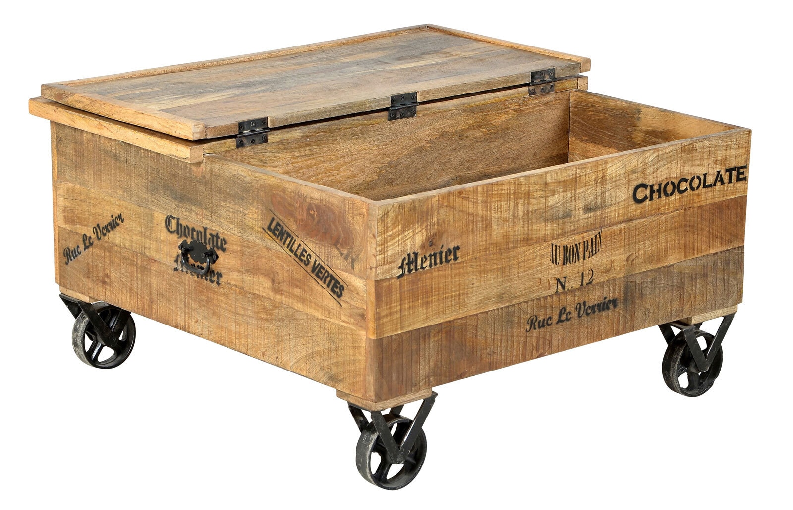 Couchtisch 90 x 47 cm Mangoholz massiv