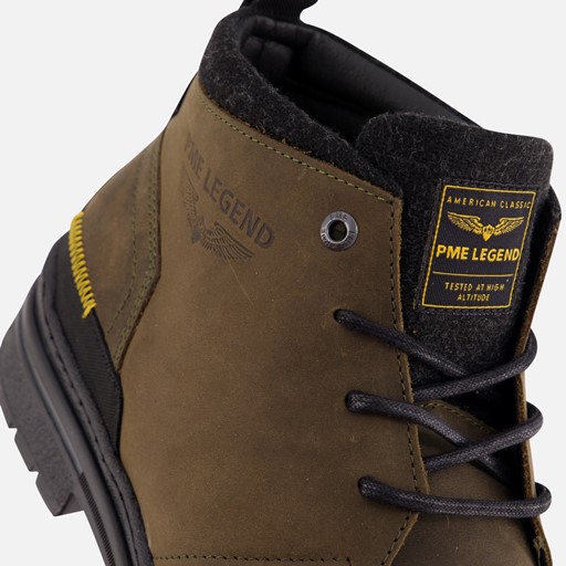 PME Legend Fleetman Veterschoenen groen Leer