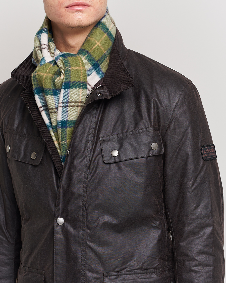 Barbour Lifestyle Tartan Lambswool Scarf Ancient