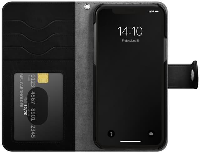 IDEAL OF SWEDEN Magnet iPhone 16e/15/14/13 pungetui (sort)