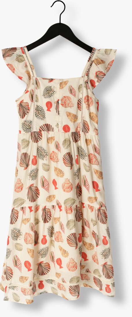 SCOTCH & SODA ecru scotch & soda maxi jurk cross strap all-over printed
