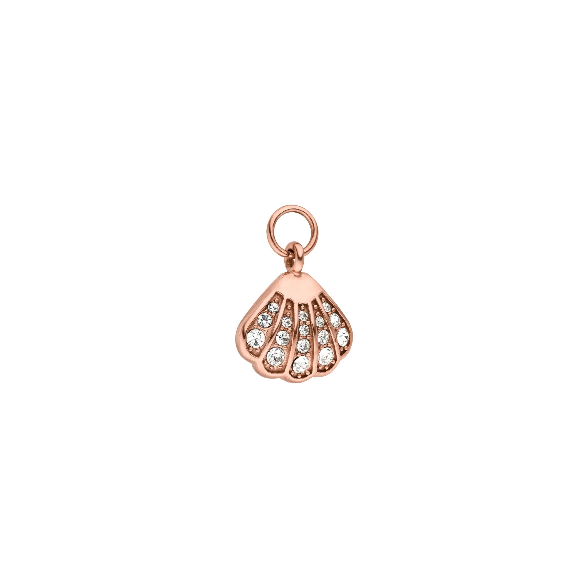 Glitter Shell Charm