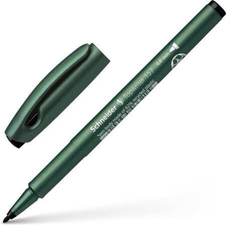 Schneider Topwriter 157 Faserschreiber - schwarz - 0.8 mm