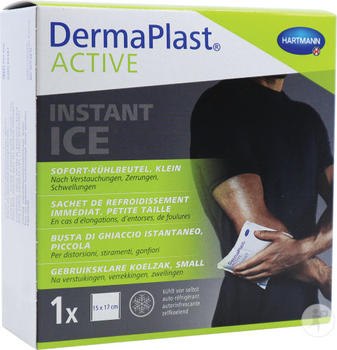 Hartmann DermaPlast Active Instant Ice Pack Petit 15x17cm Pièce 1