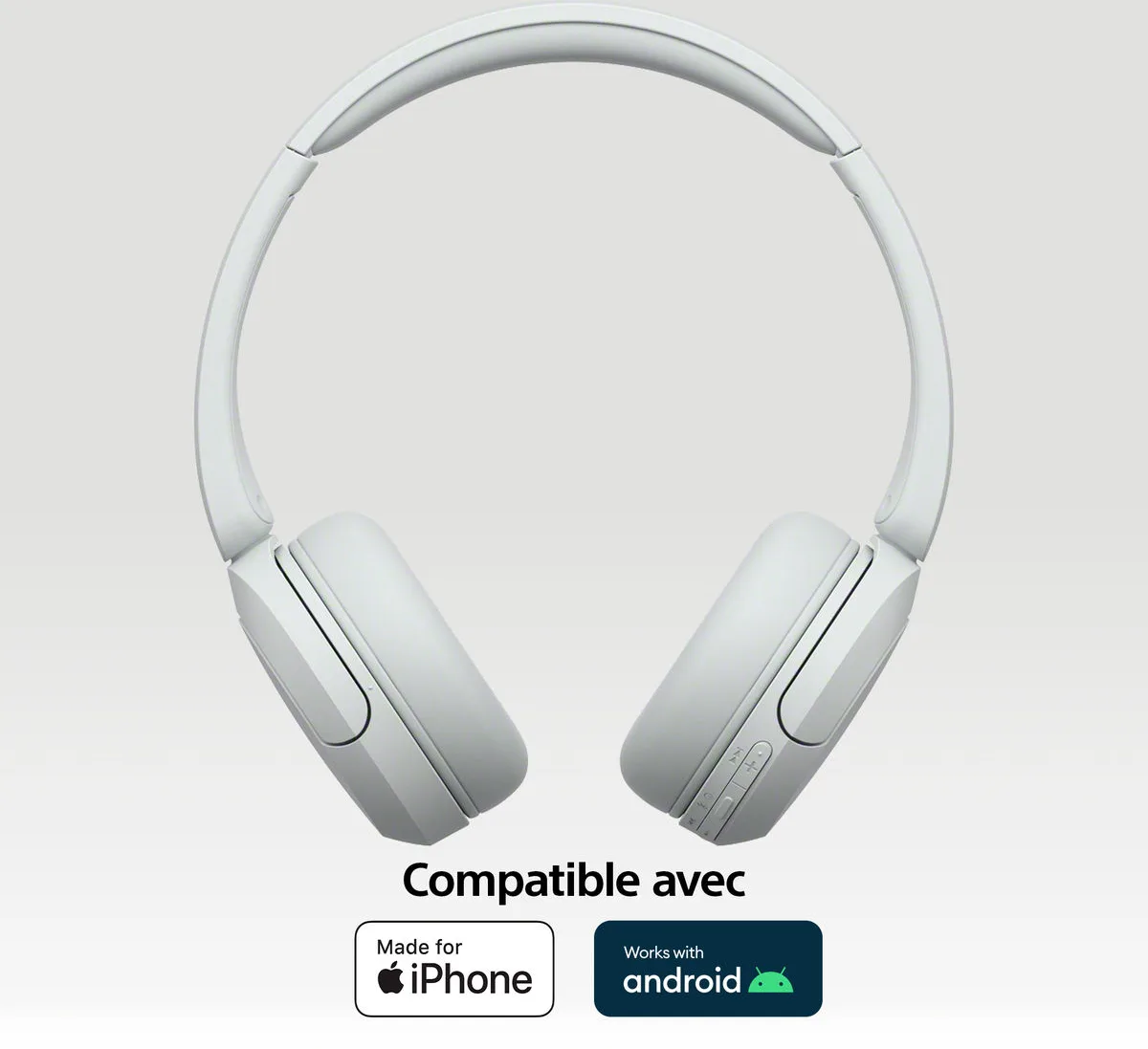 Sony WH-CH520 Blanc Casques Bluetooth
