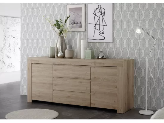 Buffet CAPRI chêne foncé