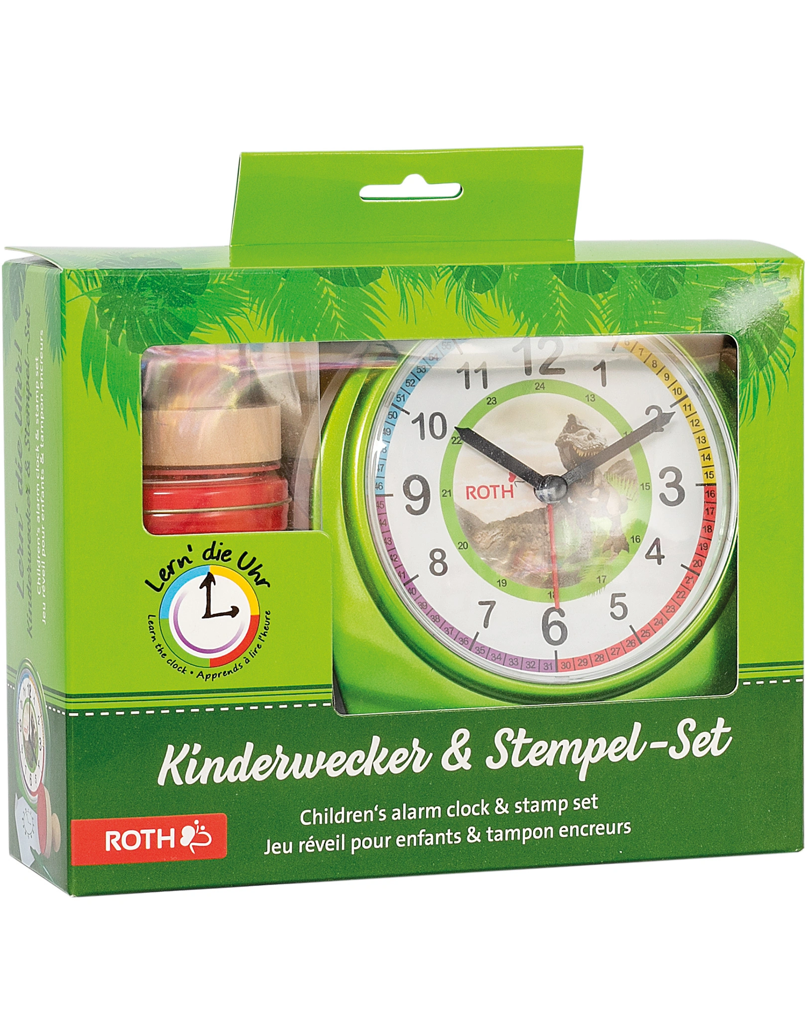 Wecker TYRANNOSAURUS mit Stempelset