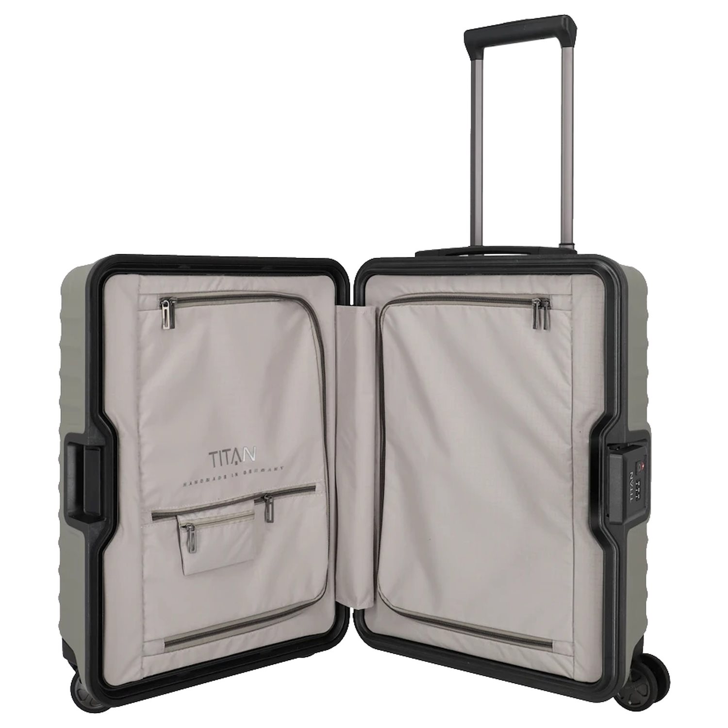 TITAN Litron Frame 4 Wheel Trolley S champagne