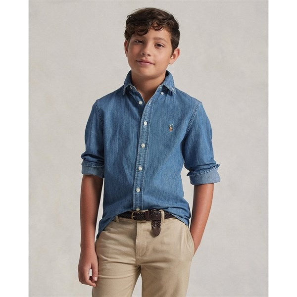 Køb Polo Ralph Lauren Skjorte Dk Blue