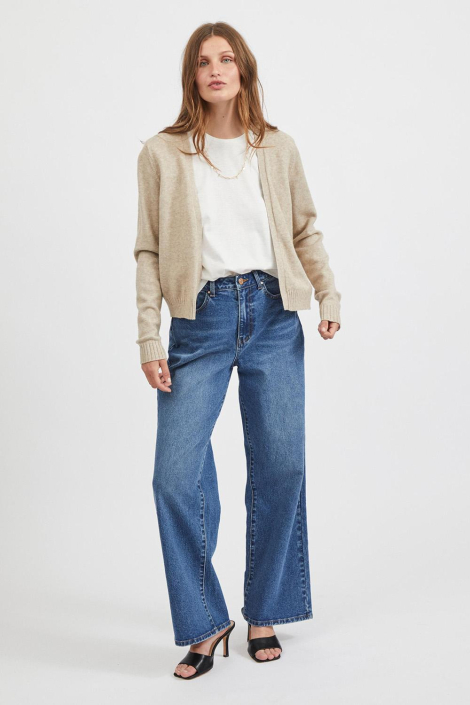 Vila beige dames vest
