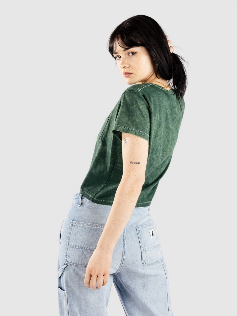 RIPNDIP Lord Nermal Pocket T-Shirt hunter mineral wash