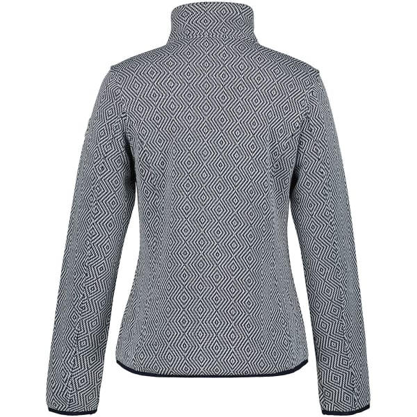 Veste polaire randonnée ICEPEAK AIKES MIDLAYER JACKET W BLEU FONCE