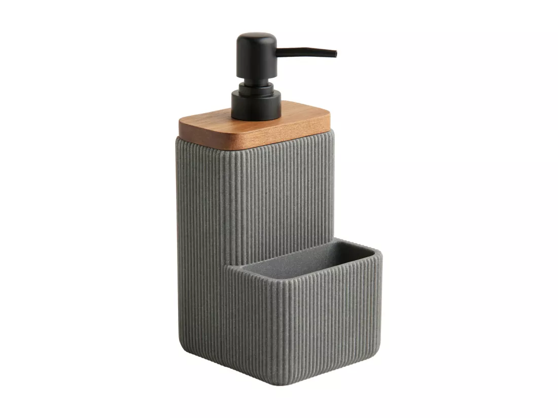 Distributeur Avec Support Pour Éponge Margisi gris moyen 22 x 10 x 10