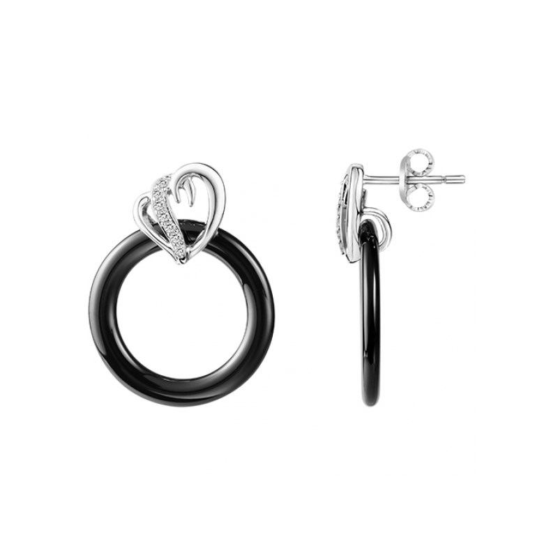 Boucles d'oreilles pendantes en Argent
