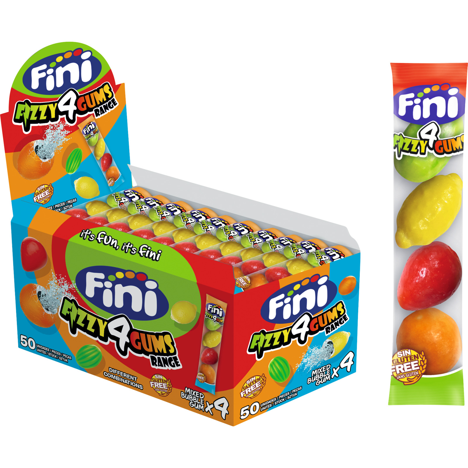 Fini Fruit Salad Gum 4 x 5 g