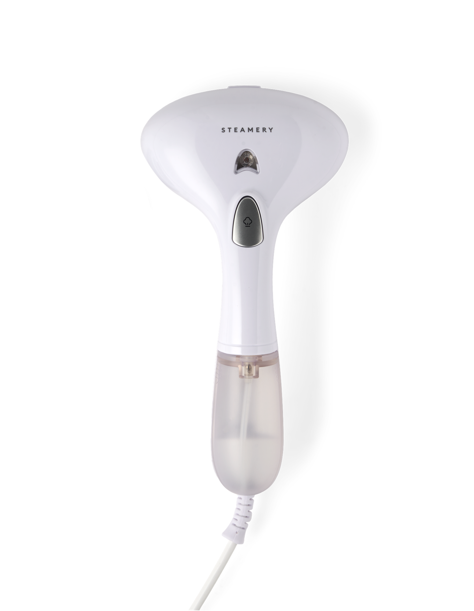 Håndsteamer Cirrus 1 - White | ABS plast/aluminium. 29 x 14,5 x 7 cm/1,8 m. 90 ml. 715 g. | White | Steamery