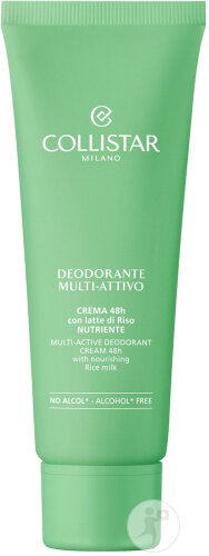 Collistar Multi-Active Déodorant Crème 48h Au lait De Riz Nourrissant Sans Alcool