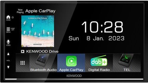 Kenwood DMX7722DABS autoradio Zwart Wifi Bluetooth