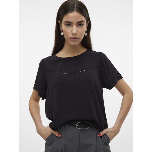 Vero Moda Menny Bluse, Black, XS