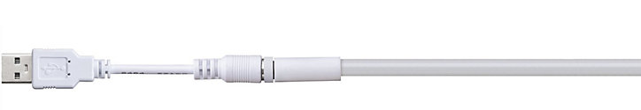 Strip USB Neon Colorflex 10lm 4,5W 5V blanc coeur rose Paulmann 1m