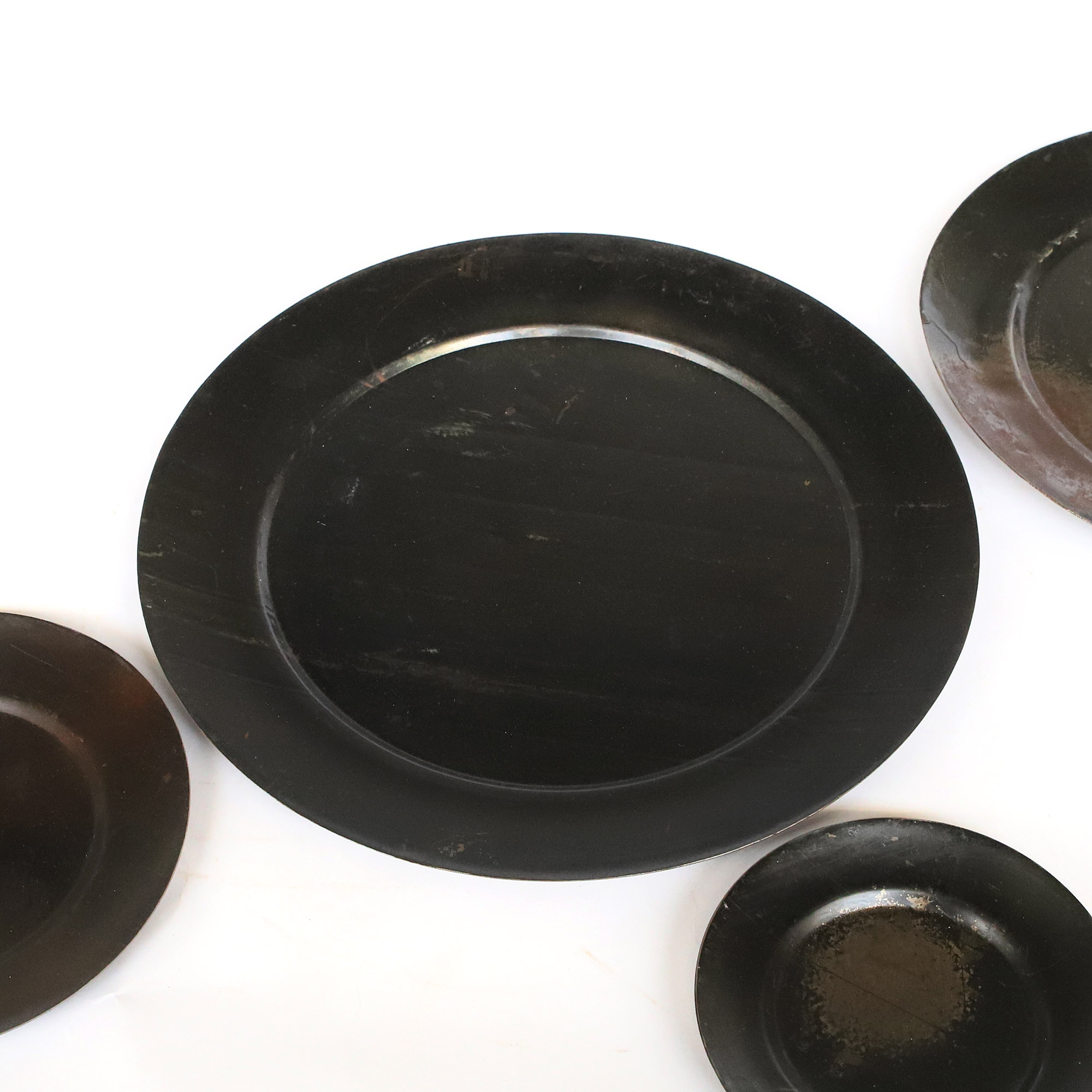 4er-Set Ablage 'Kolyma', vintage schwarz von fischer's lagerhaus