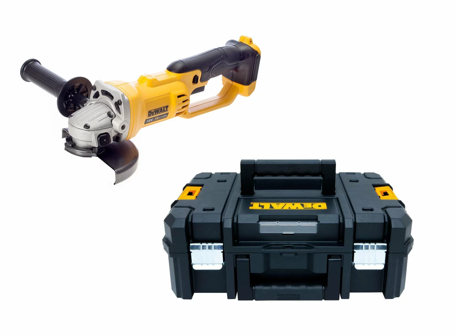 DeWALT DCG412NT 18V Li-Ion Accu haakse slijper body in TSTAK - 125mm