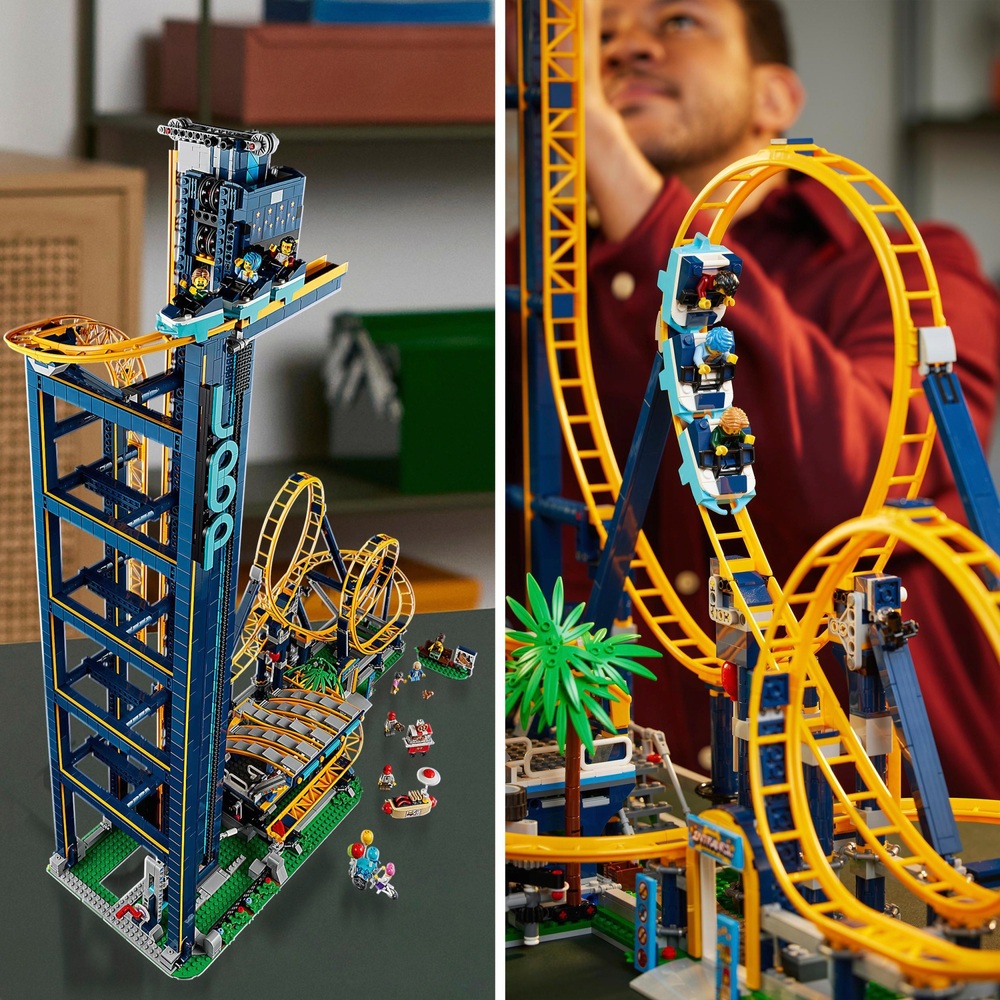 LEGO Icons 10303 Loop Coaster Achterbahn-Set für Erwachsene