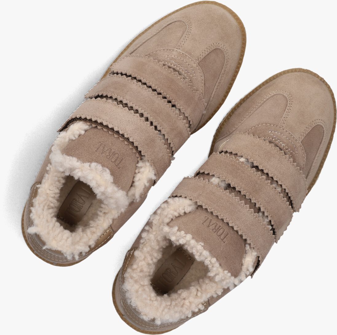 beige toral lage sneakers rem-fury