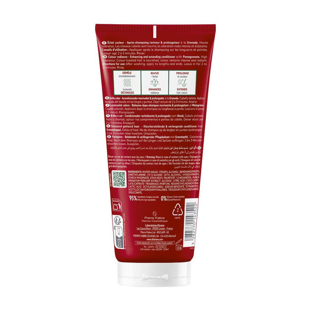 KLORANE  Condicionador Romã - 200ml