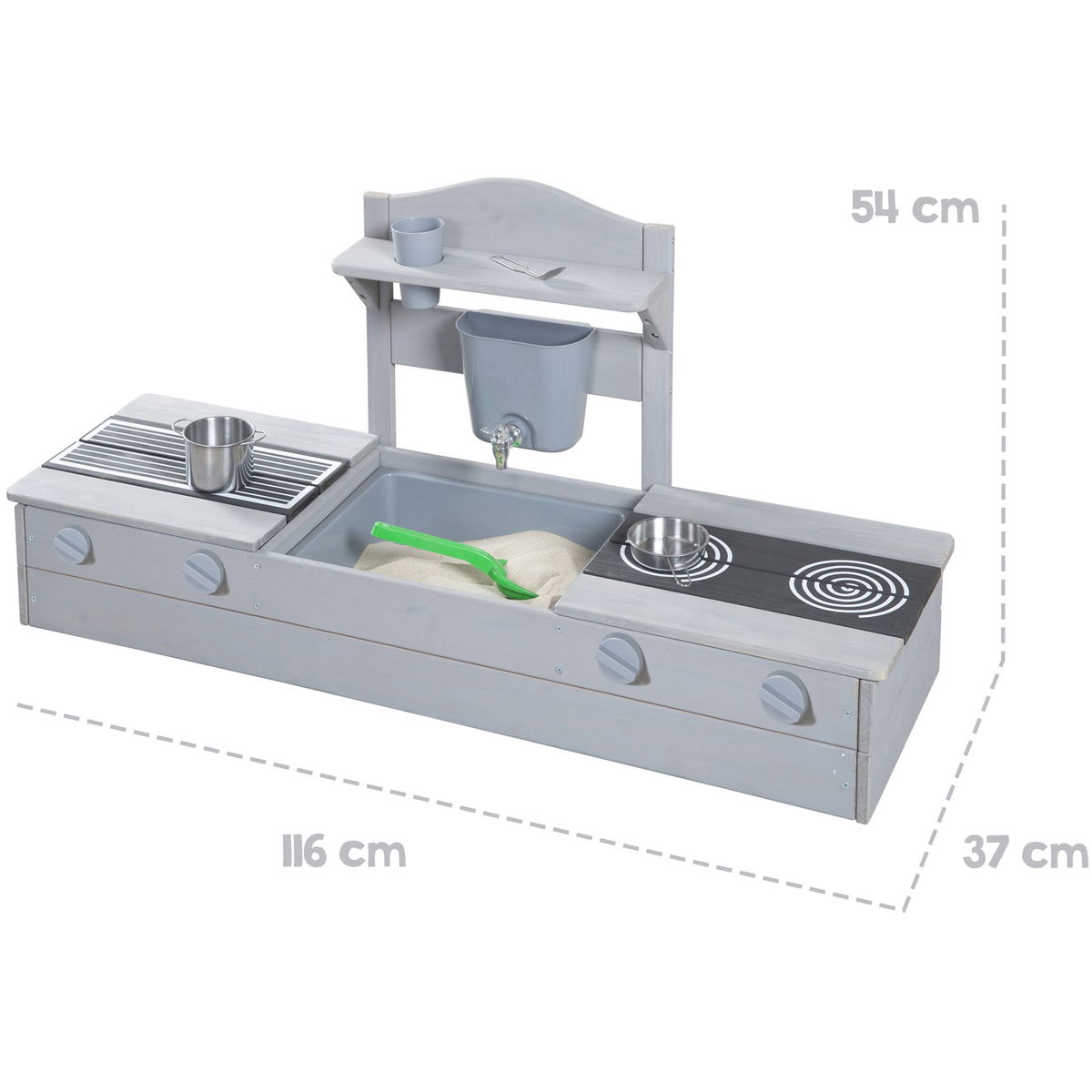 robaroba   2in1 Balkonsandkasten und Matschküche