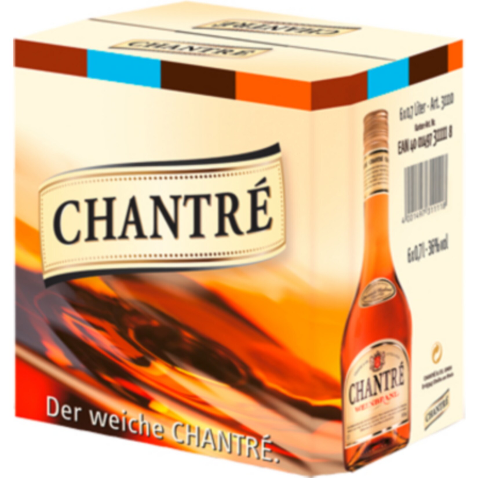 Chantré Weinbrand 36,0 % vol 0,7 Liter