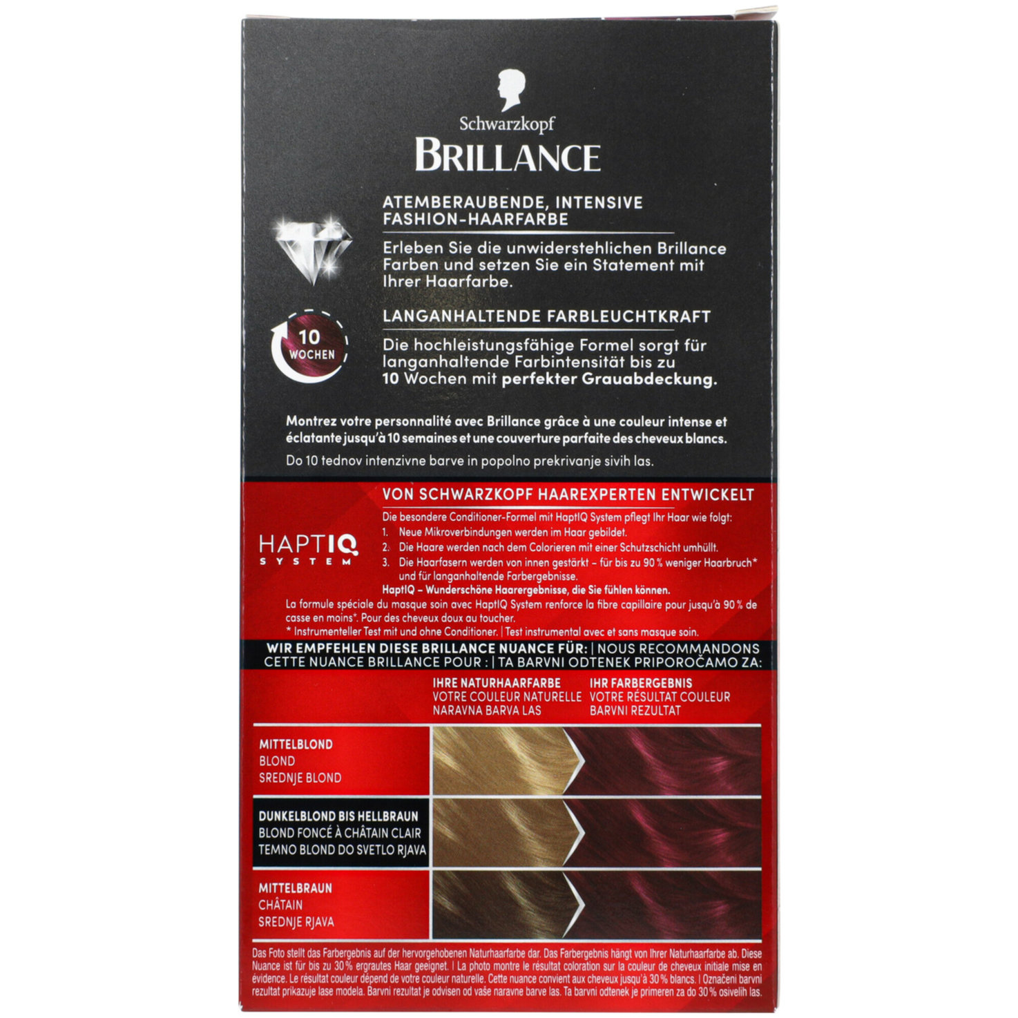 Schwarzkopf Brillance Intensiv-Color-Creme 859 Violette Wildseide