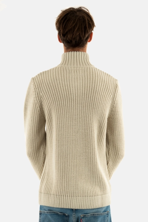 Pull hiver superdry jacob cable 39e ecru
