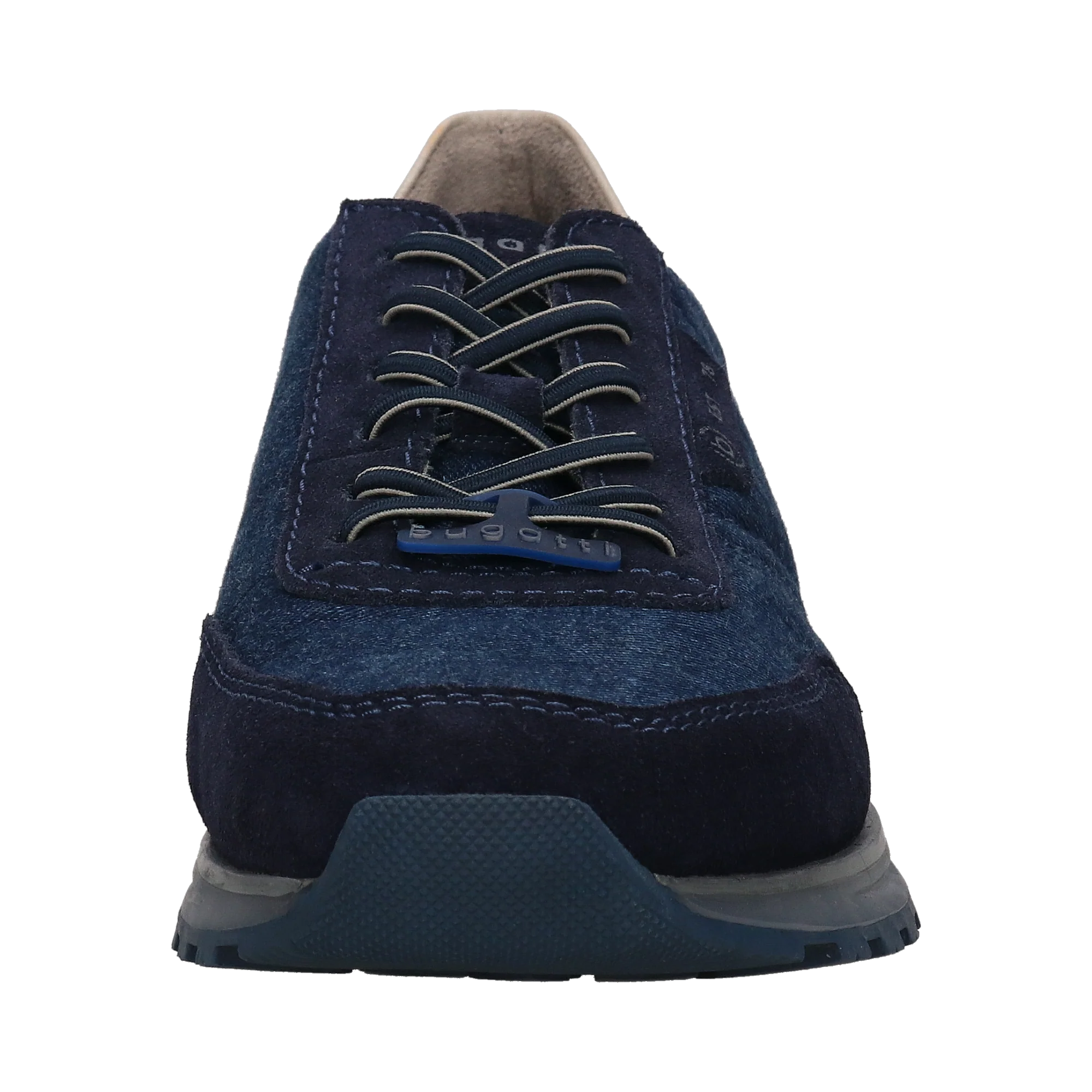 Leder Sneaker dunkelblau