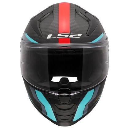 Casque LS2 FF811 - VECTOR II CARBON - GRID - Rouge / Bleu