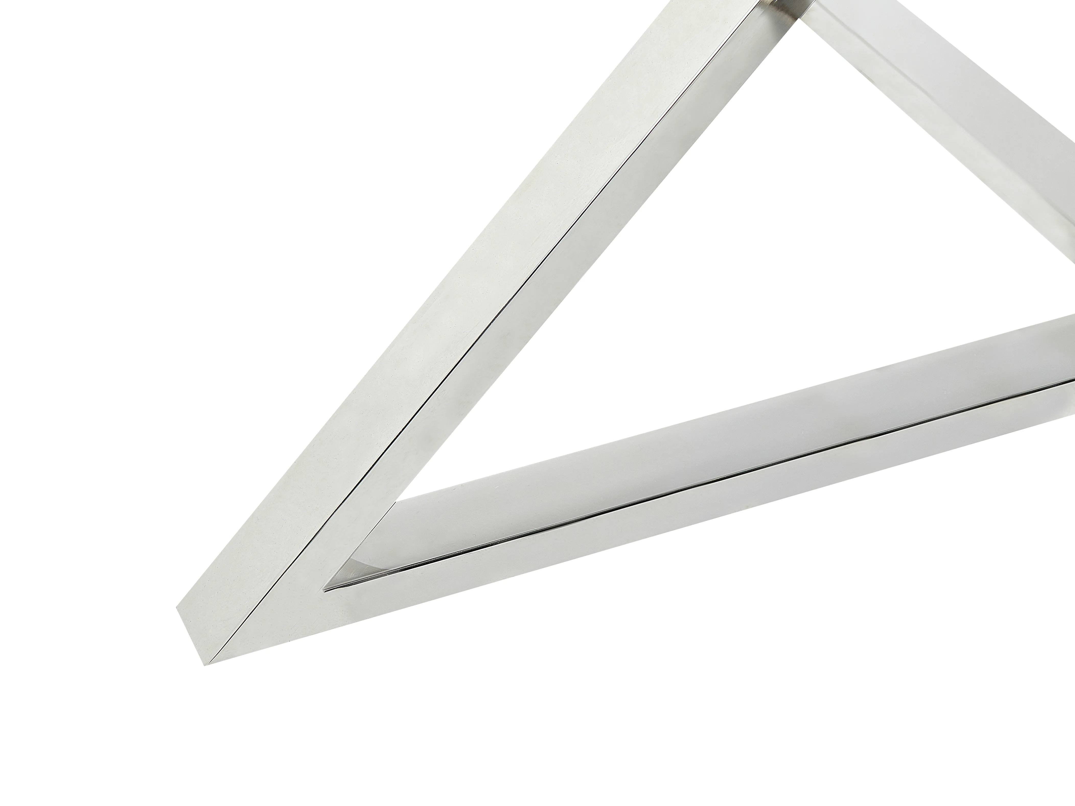 Eettafel BOSCO Zilver 105 cm Veiligheidsglas 105 cm