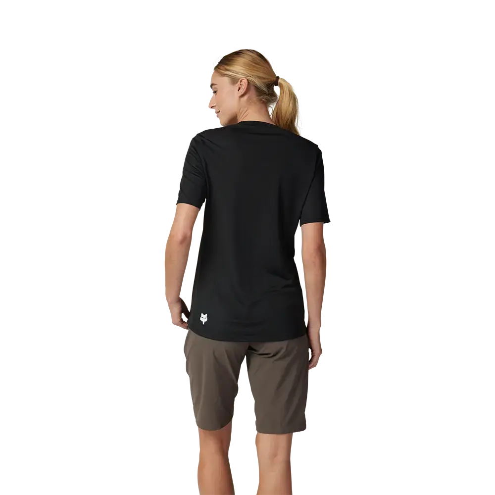Fox Ranger MTB Fietsshirt Korte Mouwen Zwart Dames
