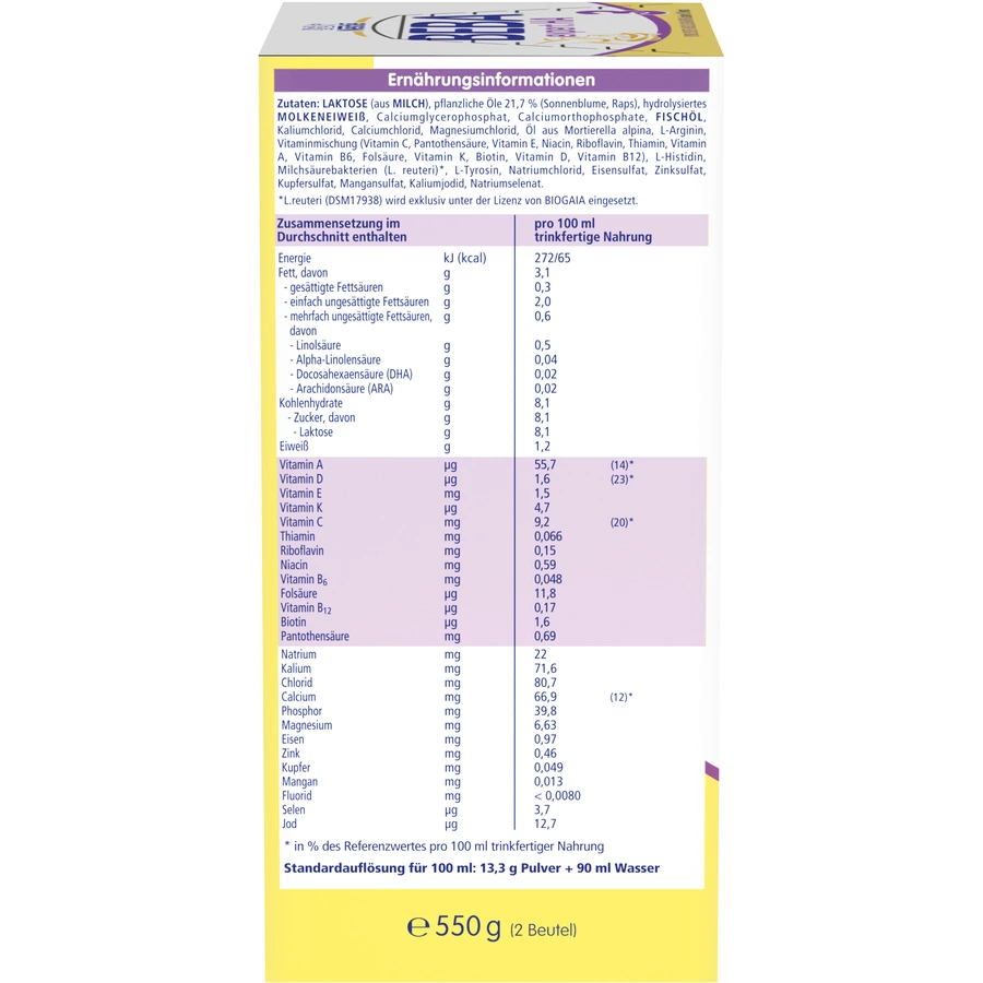 Nestlé Anfangsnahrung BEBA EXPERT HA 3 6x 550 g ab dem 10. Monat