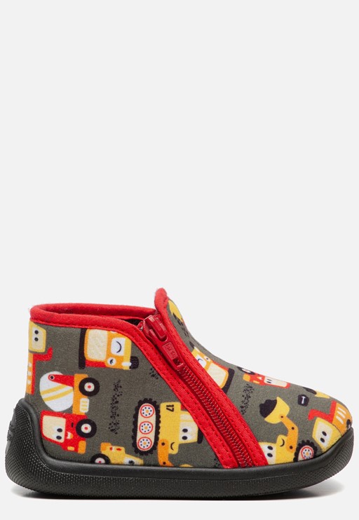 Muyters Pantoffels groen Textiel