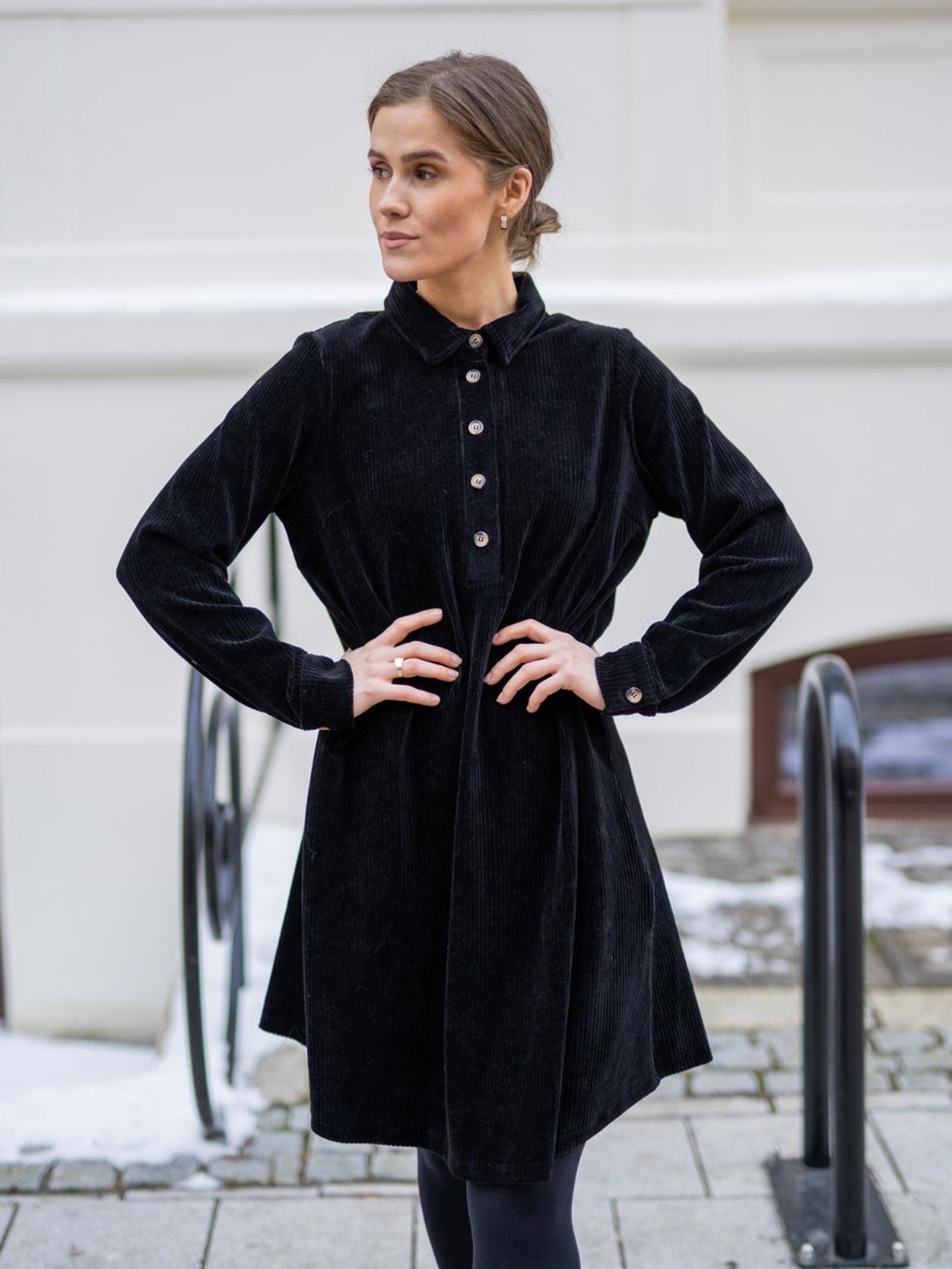Ane Florina Long Sleeve Dress